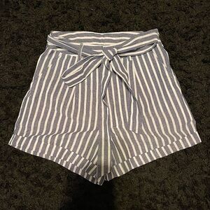 Shein white and blue small pants